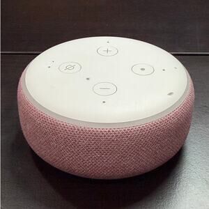 Amazon Echo Dot 3rd Gen Smart Speaker C78MP8 Tested Deregistered Pink No Power